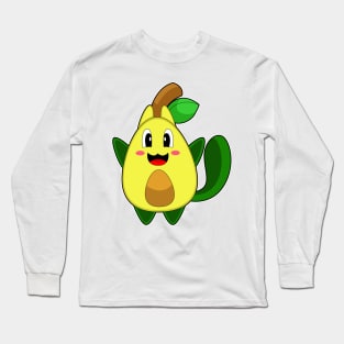 Cat Avocado Long Sleeve T-Shirt